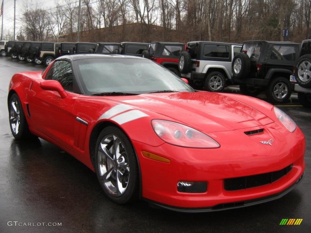 2010 Corvette Grand Sport Coupe - Torch Red / Red photo #16