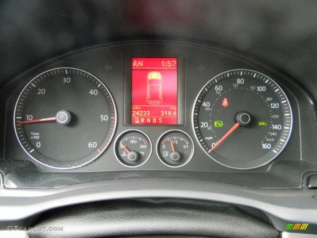 2009 Volkswagen Jetta TDI SportWagen Gauges Photo #47639107