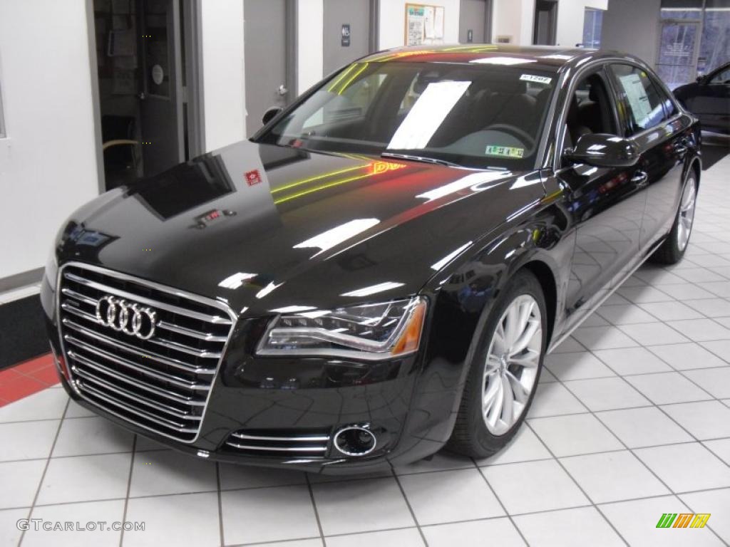 Havanna Black Metallic 2011 Audi A8 L 4.2 FSI quattro Exterior Photo #47639122
