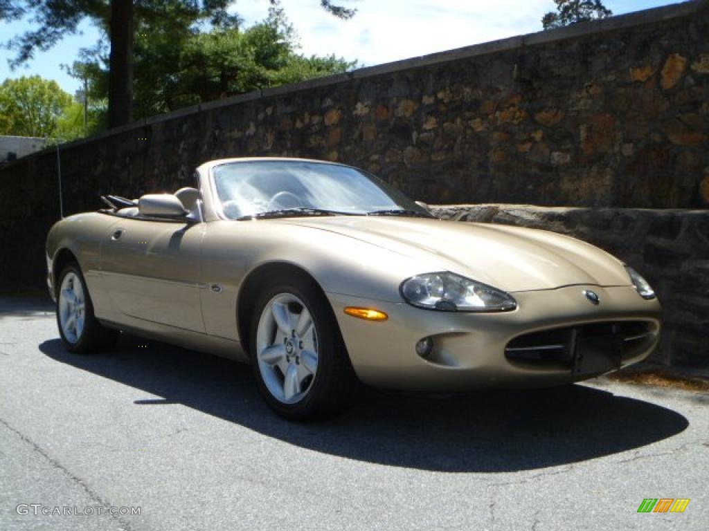 1998 XK XK8 Convertible - Topaz Metallic / Ivory photo #1