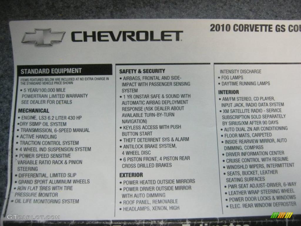 2010 Corvette Grand Sport Coupe - Torch Red / Red photo #42