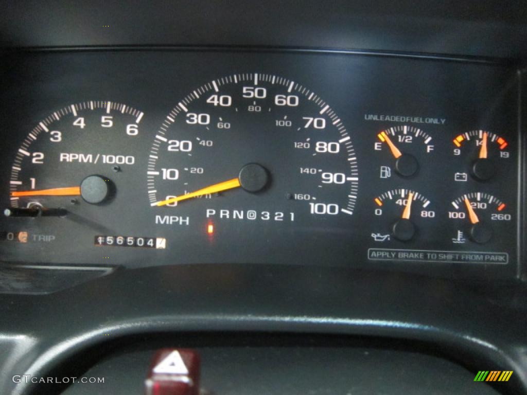 1997 Chevrolet Tahoe LT 4x4 Gauges Photo #47640154