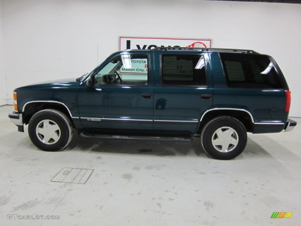 1997 Tahoe LT 4x4 - Emerald Green Metallic / Pewter photo #16