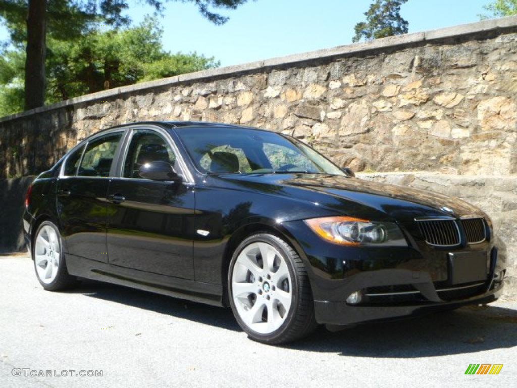 2008 3 Series 335i Sedan - Jet Black / Black photo #1