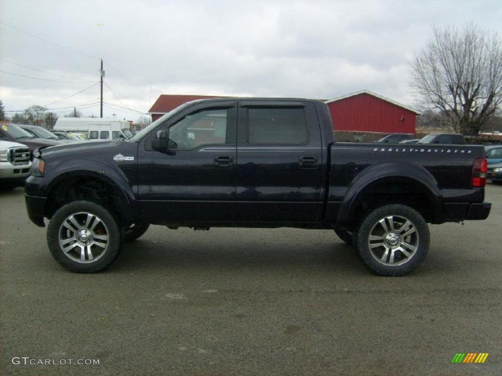 2007 F150 Harley-Davidson SuperCrew 4x4 - Dark Amethyst / Black photo #2