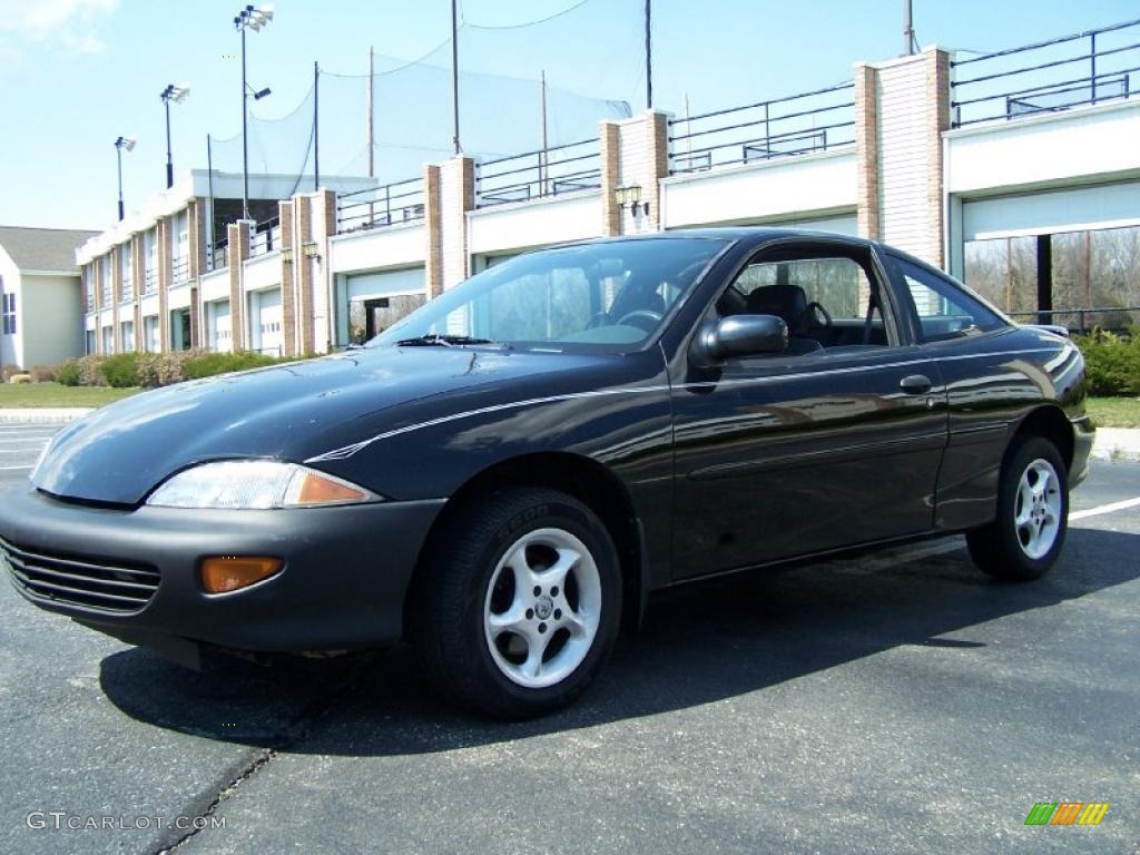 1997 Cavalier Coupe - Black / Graphite photo #1