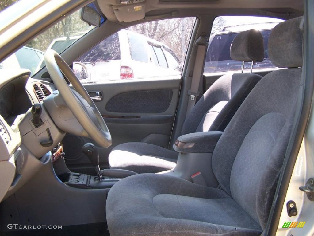 2000 Sonata GLS V6 - Brilliant Silver / Gray photo #9