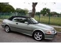 2000 Sun Green Metallic Saab 9-3 SE Convertible  photo #10