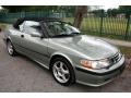 2000 Sun Green Metallic Saab 9-3 SE Convertible  photo #12