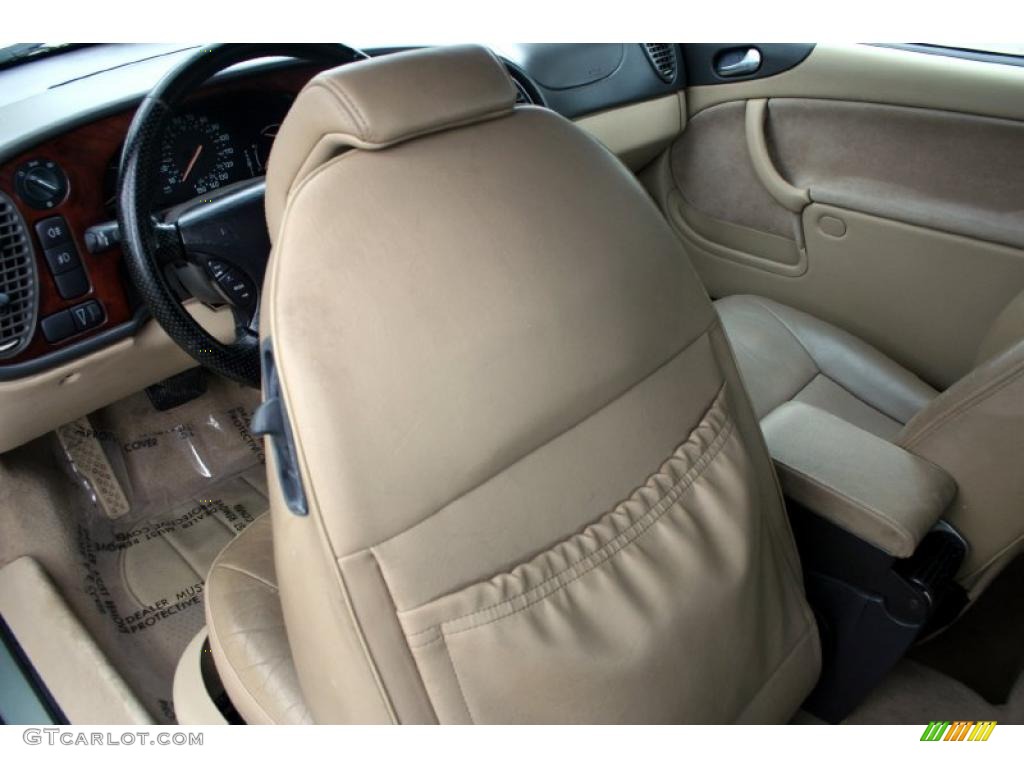 2000 9-3 SE Convertible - Sun Green Metallic / Warm Beige photo #39