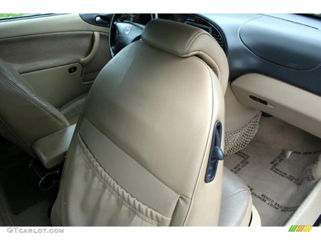 2000 9-3 SE Convertible - Sun Green Metallic / Warm Beige photo #40