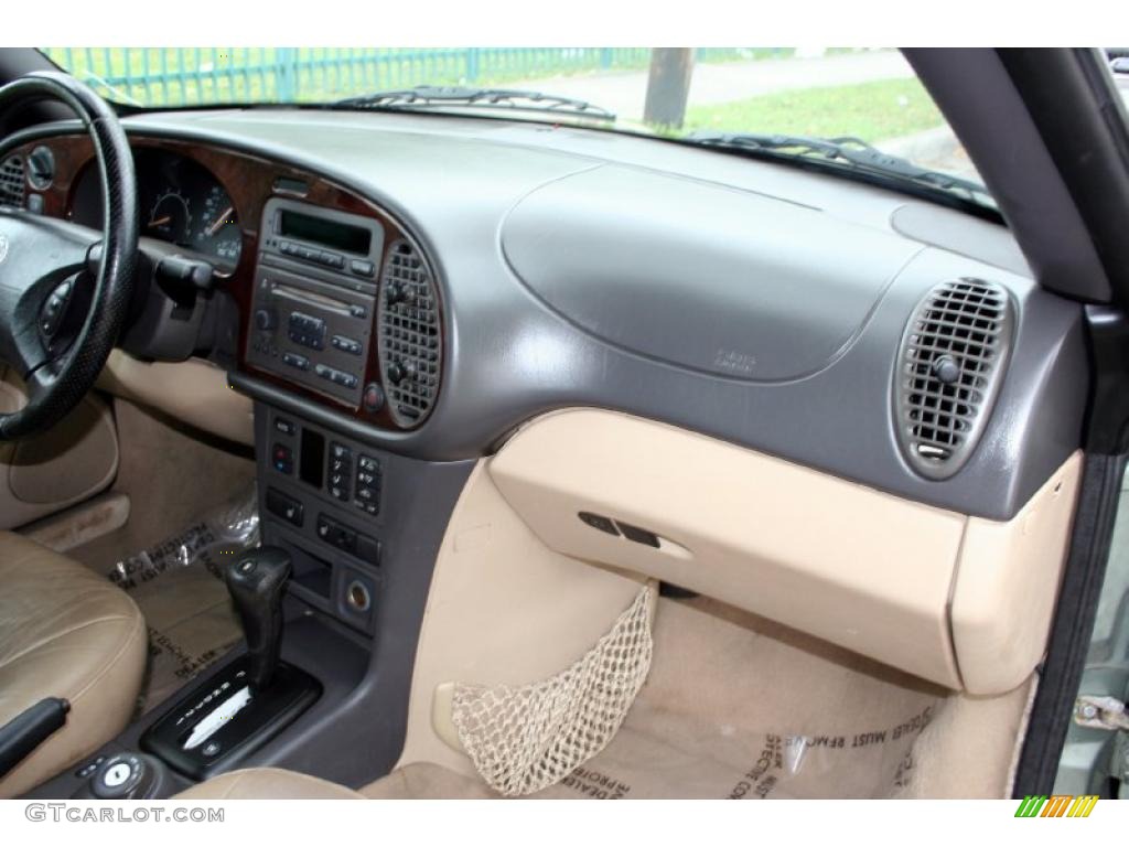 2000 9-3 SE Convertible - Sun Green Metallic / Warm Beige photo #46