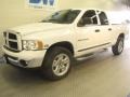 2003 Bright White Dodge Ram 1500 SLT Quad Cab 4x4  photo #2