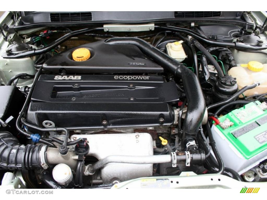 2000 Saab 9-3 SE Convertible Engine Photos