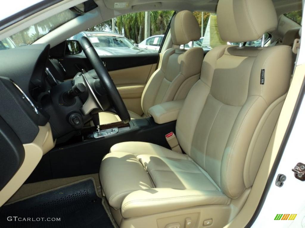 Caffe Latte Interior 2009 Nissan Maxima 3.5 SV Sport Photo #47642650