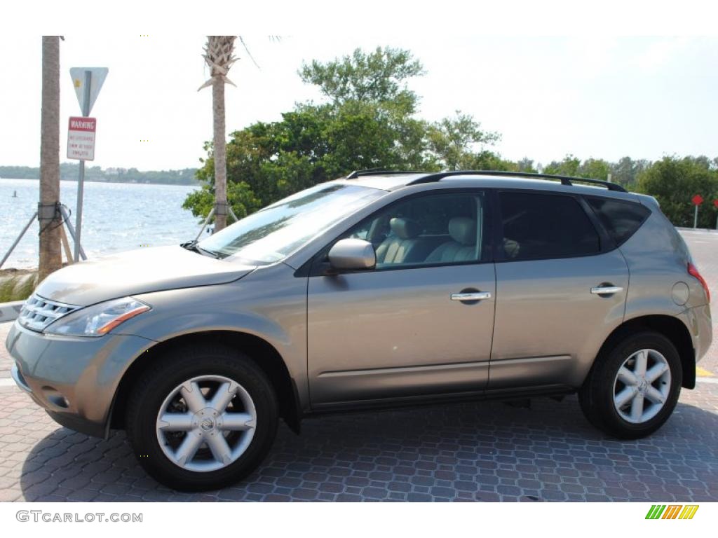 2003 Murano SE - Polished Pewter Metallic / Cafe Latte photo #2