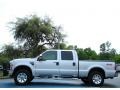 2008 Silver Metallic Ford F250 Super Duty Lariat Crew Cab 4x4  photo #2