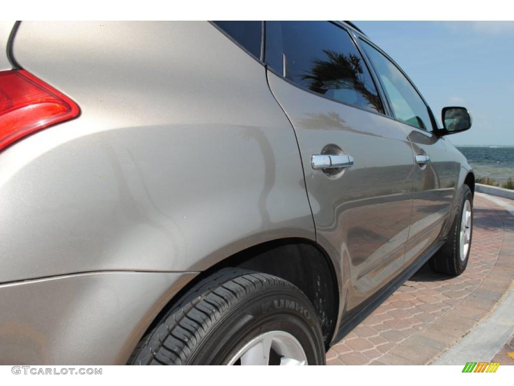 2003 Murano SE - Polished Pewter Metallic / Cafe Latte photo #15