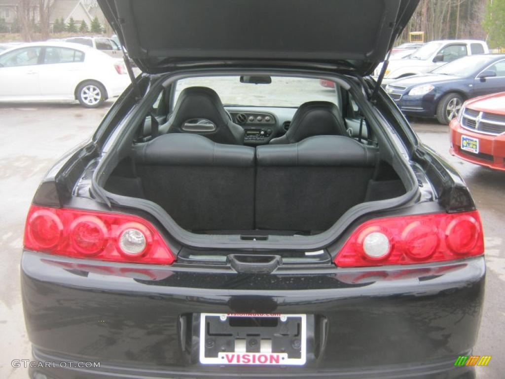 2006 RSX Type S Sports Coupe - Nighthawk Black Pearl / Titanium photo #6
