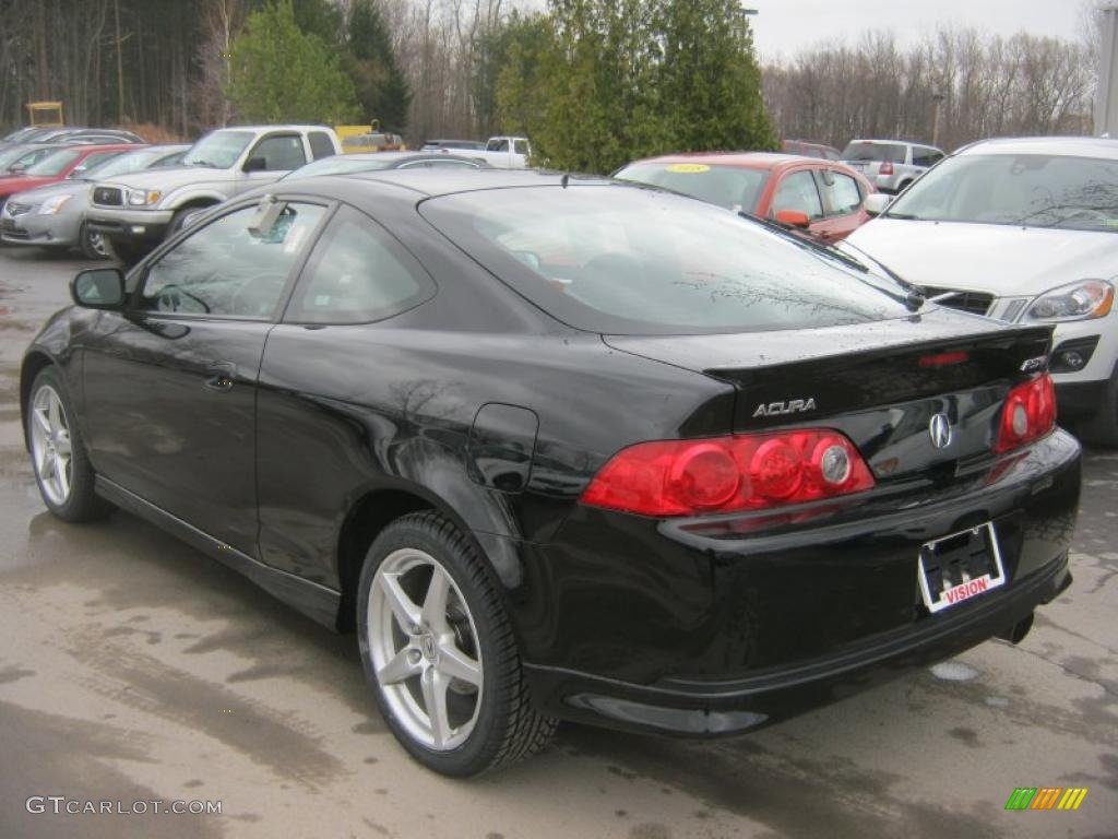 2006 RSX Type S Sports Coupe - Nighthawk Black Pearl / Titanium photo #16