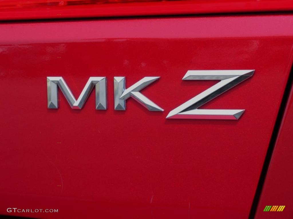 2008 MKZ Sedan - Vivid Red Metallic / Light Stone photo #9