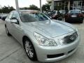 2008 Liquid Platinum Silver Infiniti G 35 Sedan  photo #2