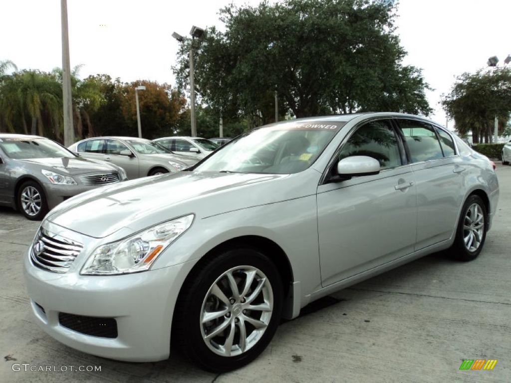 Liquid Platinum Silver 2008 Infiniti G 35 Sedan Exterior Photo #47644519