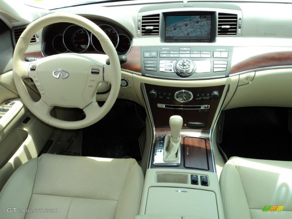 2008 Infiniti M 35 Sedan Wheat Dashboard Photo #47645161