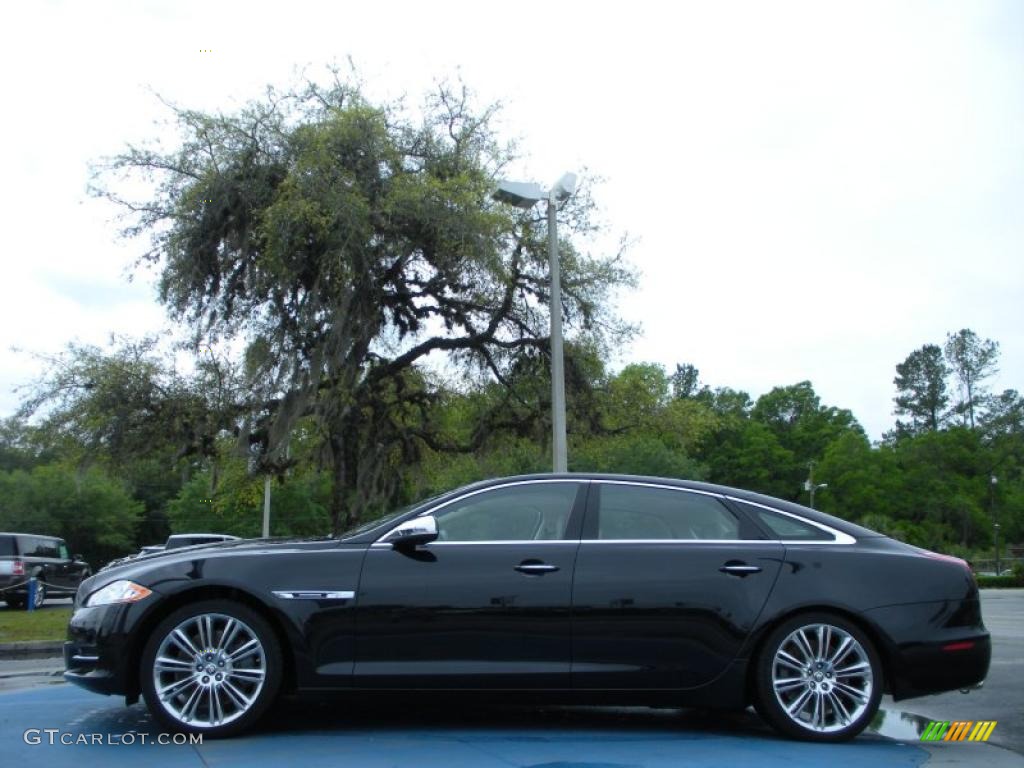 Celestial Black Metallic 2011 Jaguar XJ XJL Supercharged Neiman Marcus Edition Exterior Photo #47645197