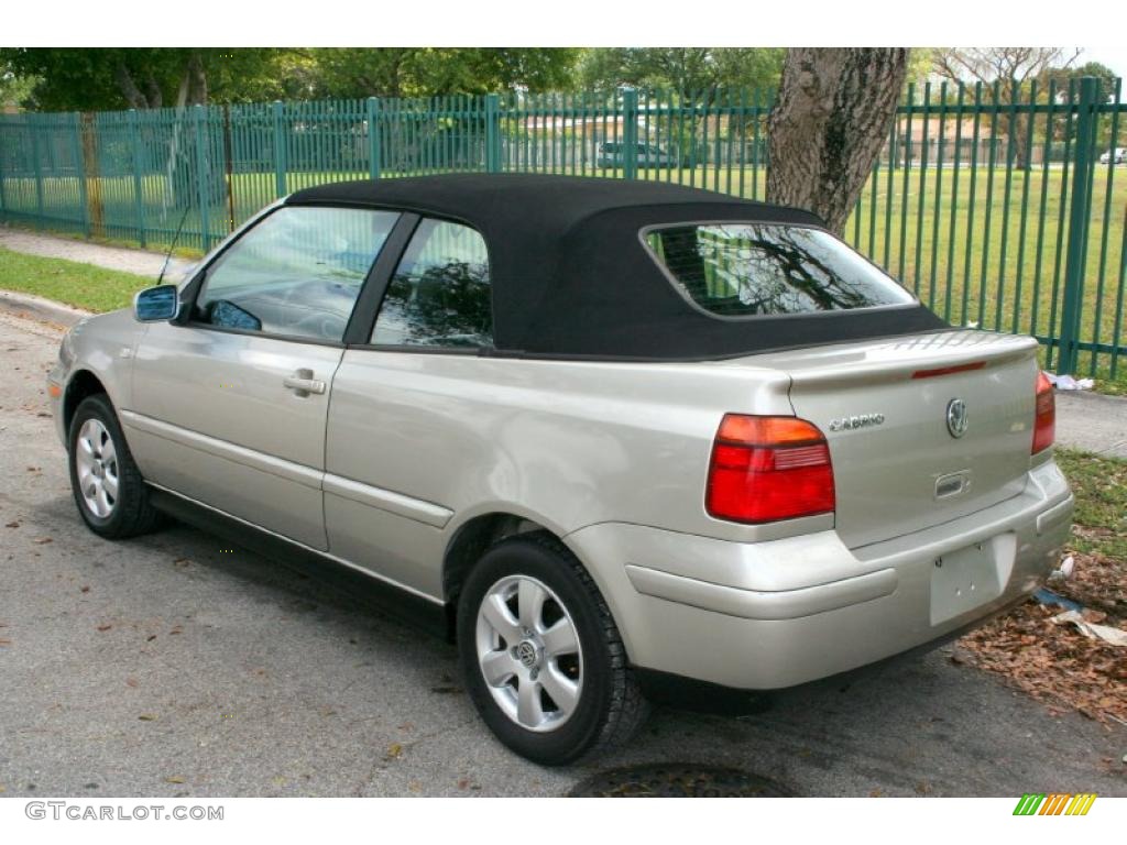 2001 Cabrio GLX - Desert Wind Metallic / Black photo #4