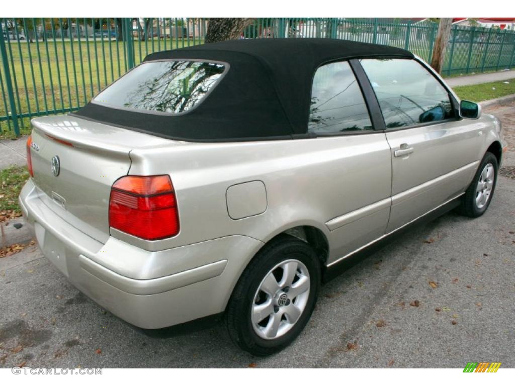 2001 Cabrio GLX - Desert Wind Metallic / Black photo #6