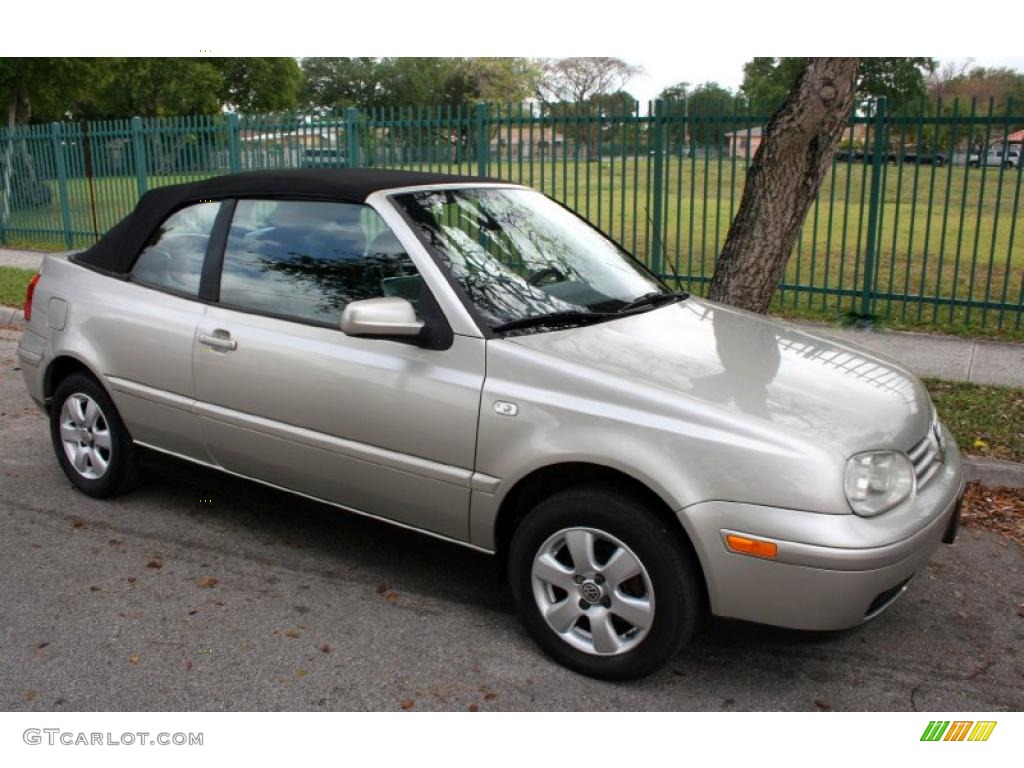2001 Cabrio GLX - Desert Wind Metallic / Black photo #9