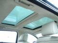 2011 Jaguar XJ Butter Soft Ivory/Navy Blue w/Satin Zebrano Wood Interior Sunroof Photo