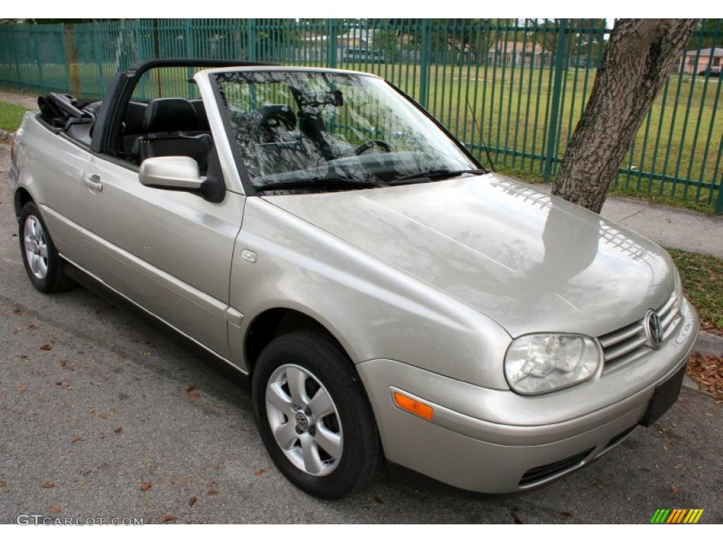 2001 Cabrio GLX - Desert Wind Metallic / Black photo #15