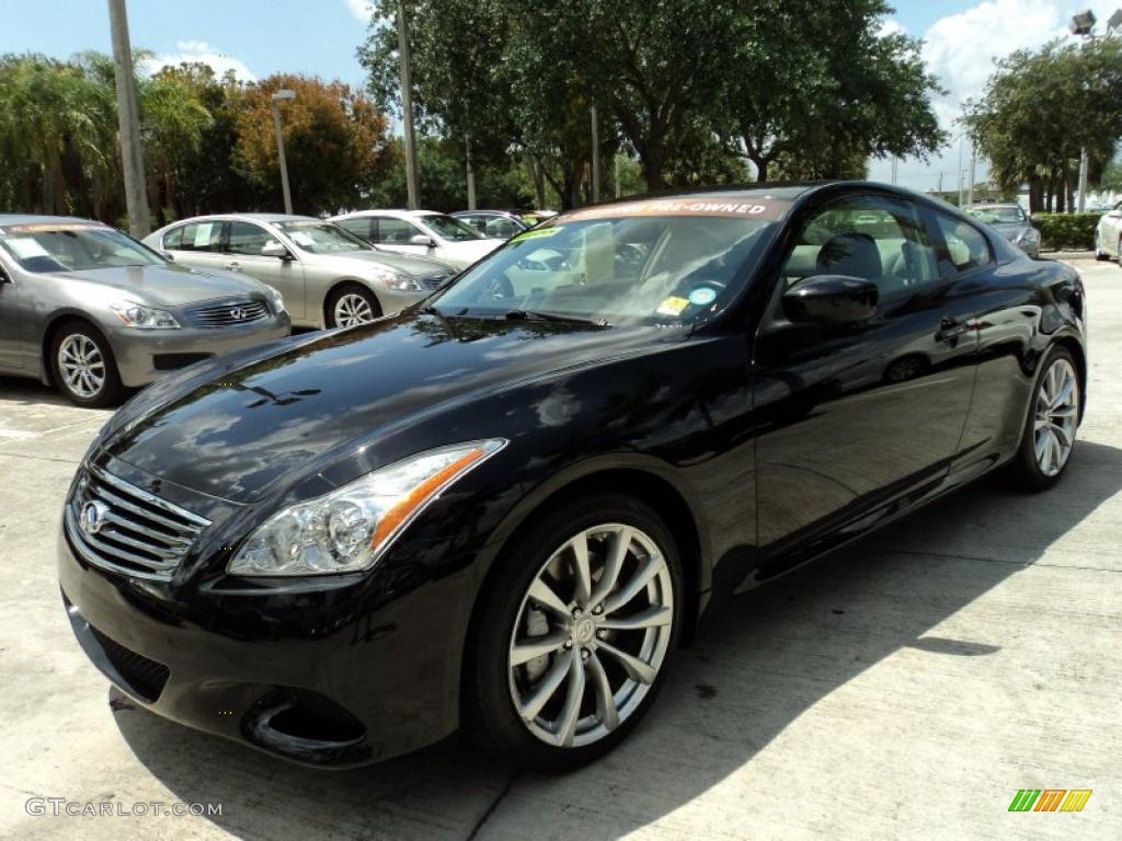 Black Obsidian 2008 Infiniti G 37 Coupe Exterior Photo #47645521