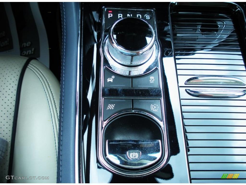 2011 XJ XJL Supercharged Neiman Marcus Edition - Celestial Black Metallic / Butter Soft Ivory/Navy Blue w/Satin Zebrano Wood photo #25