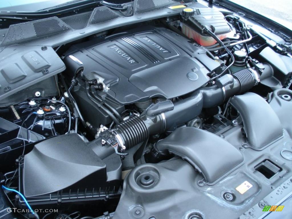 2011 Jaguar XJ XJL Supercharged Neiman Marcus Edition Engine Photos