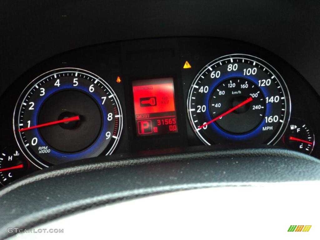 2008 Infiniti G 37 Coupe Gauges Photo #47645779