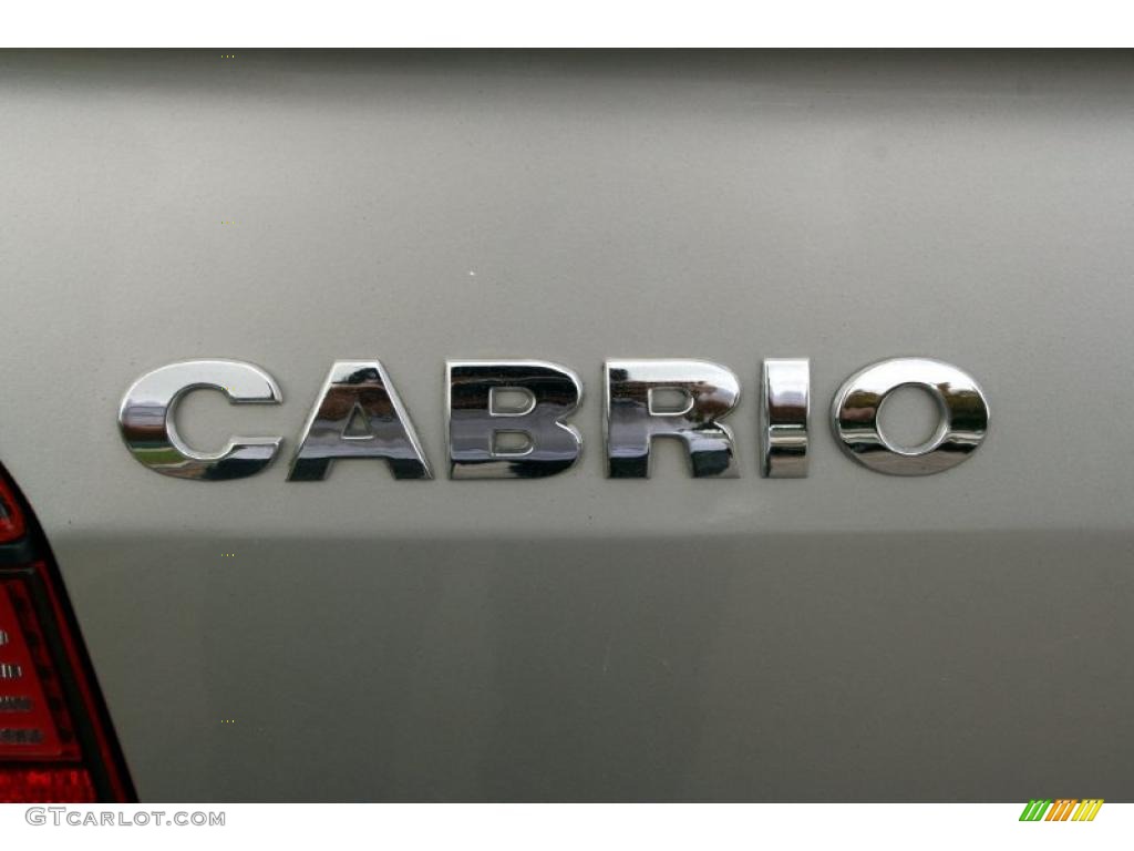 2001 Cabrio GLX - Desert Wind Metallic / Black photo #42