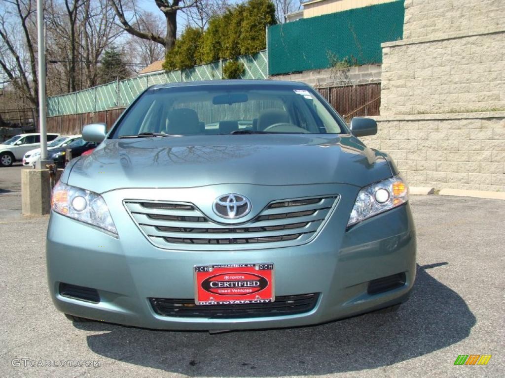 2009 Camry LE - Aloe Green Metallic / Bisque photo #3