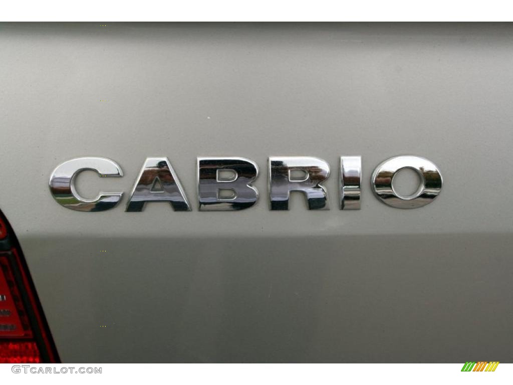 2001 Cabrio GLX - Desert Wind Metallic / Black photo #69