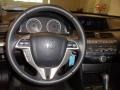 Black 2010 Honda Accord EX-L Coupe Steering Wheel