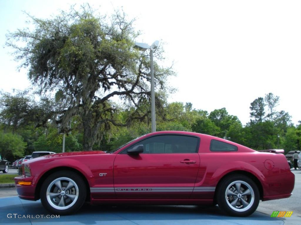 2006 Mustang GT Premium Coupe - Redfire Metallic / Light Parchment photo #2