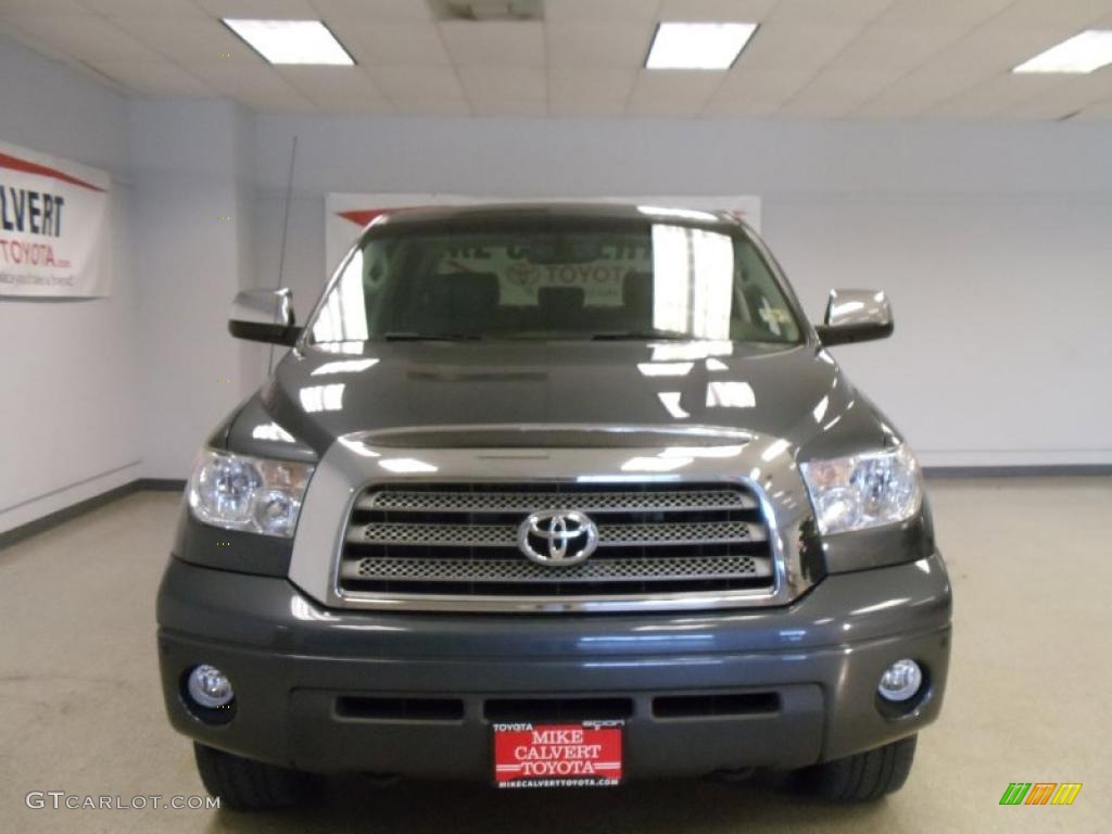 2008 Tundra Limited CrewMax 4x4 - Slate Gray Metallic / Graphite Gray photo #2