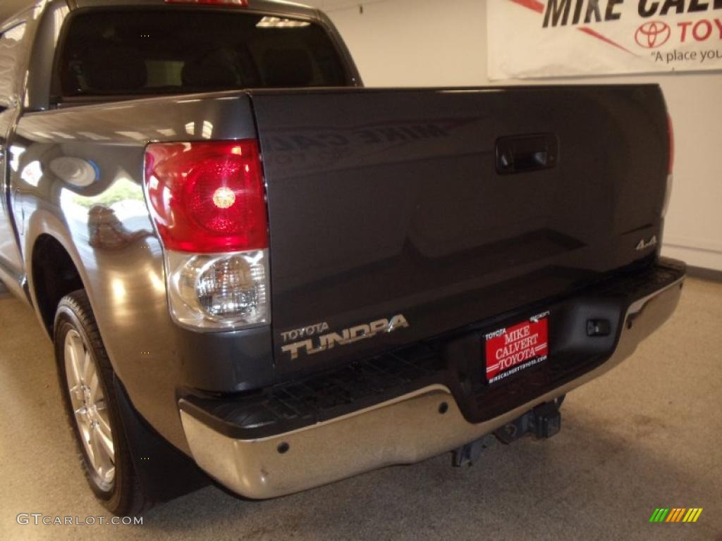 2008 Tundra Limited CrewMax 4x4 - Slate Gray Metallic / Graphite Gray photo #8