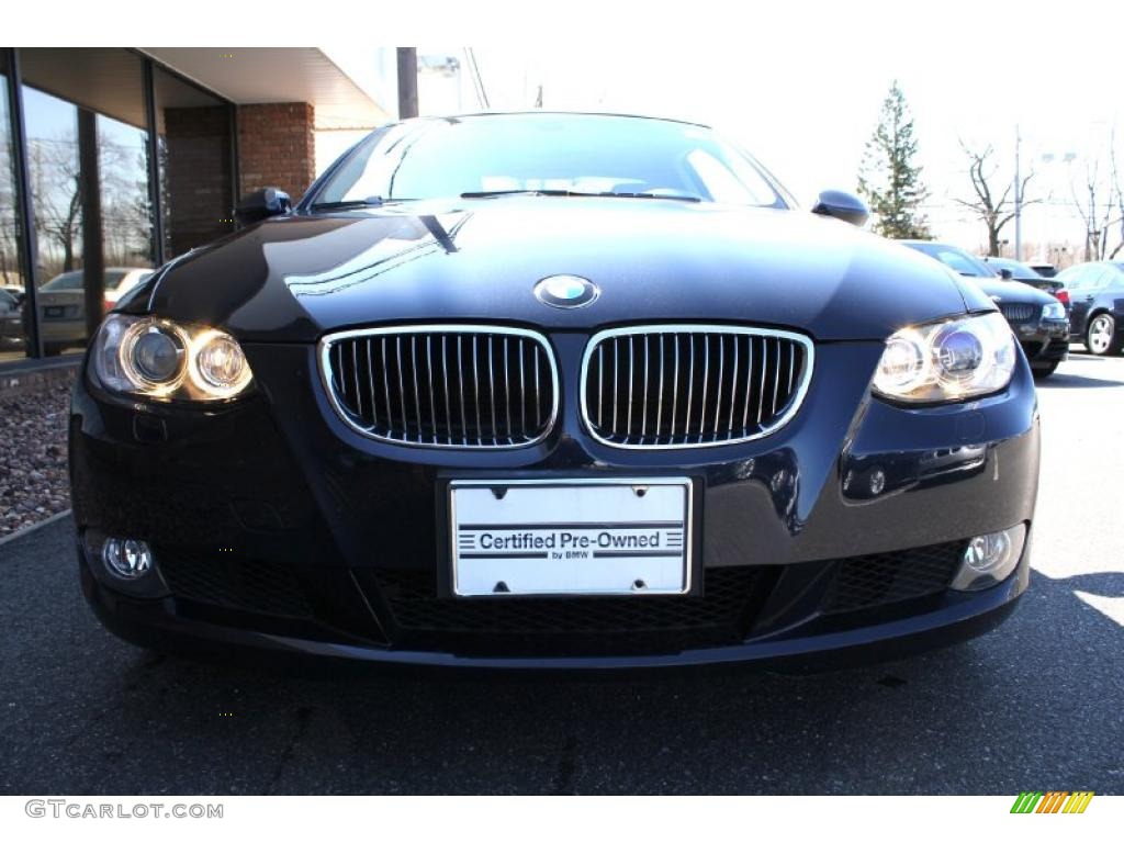 2008 3 Series 328xi Coupe - Monaco Blue Metallic / Saddle Brown/Black photo #2
