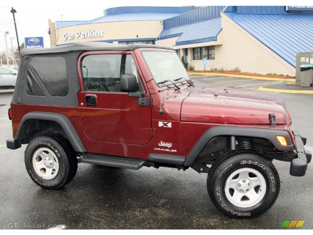 2004 Wrangler X 4x4 - Sienna Pearl / Dark Slate Gray photo #4