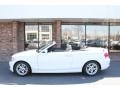 2008 Alpine White BMW 1 Series 128i Convertible  photo #3
