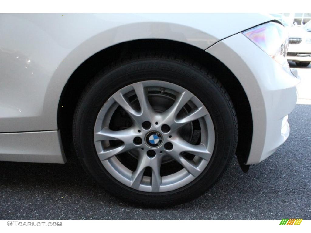 2008 1 Series 128i Convertible - Alpine White / Savanna Beige photo #9