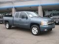 Blue Granite Metallic 2008 Chevrolet Silverado 1500 LTZ Extended Cab 4x4